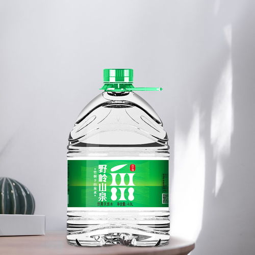 野岭剐水4l 4桶装大瓶天然饮用水霍山矿泉水质山泉水饮料包邮整箱